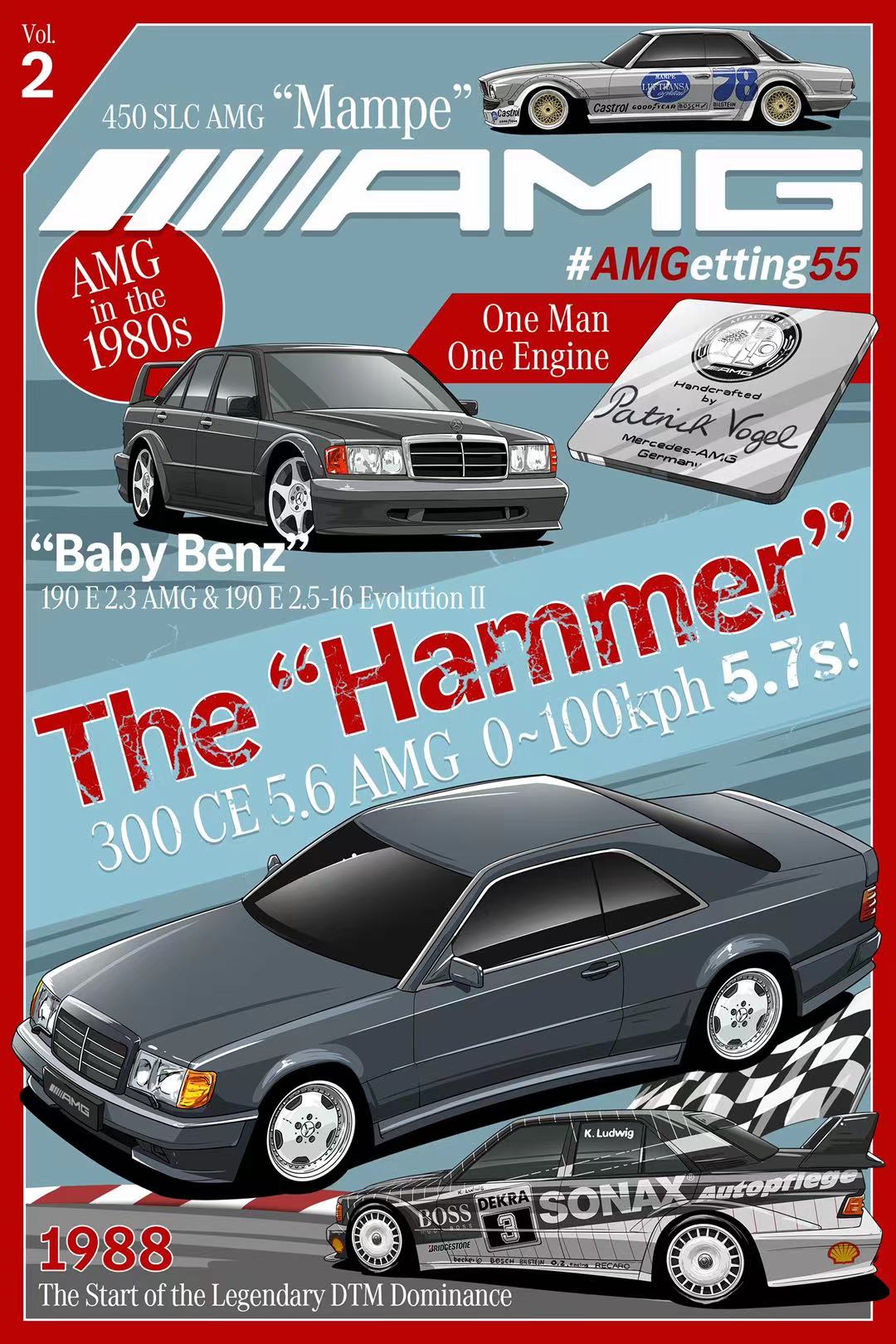 AMG发布55周年海报