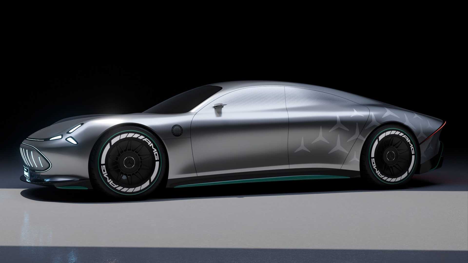 梅赛德斯-AMG Vision AMG官图 展示全新纯电跑车设计理念