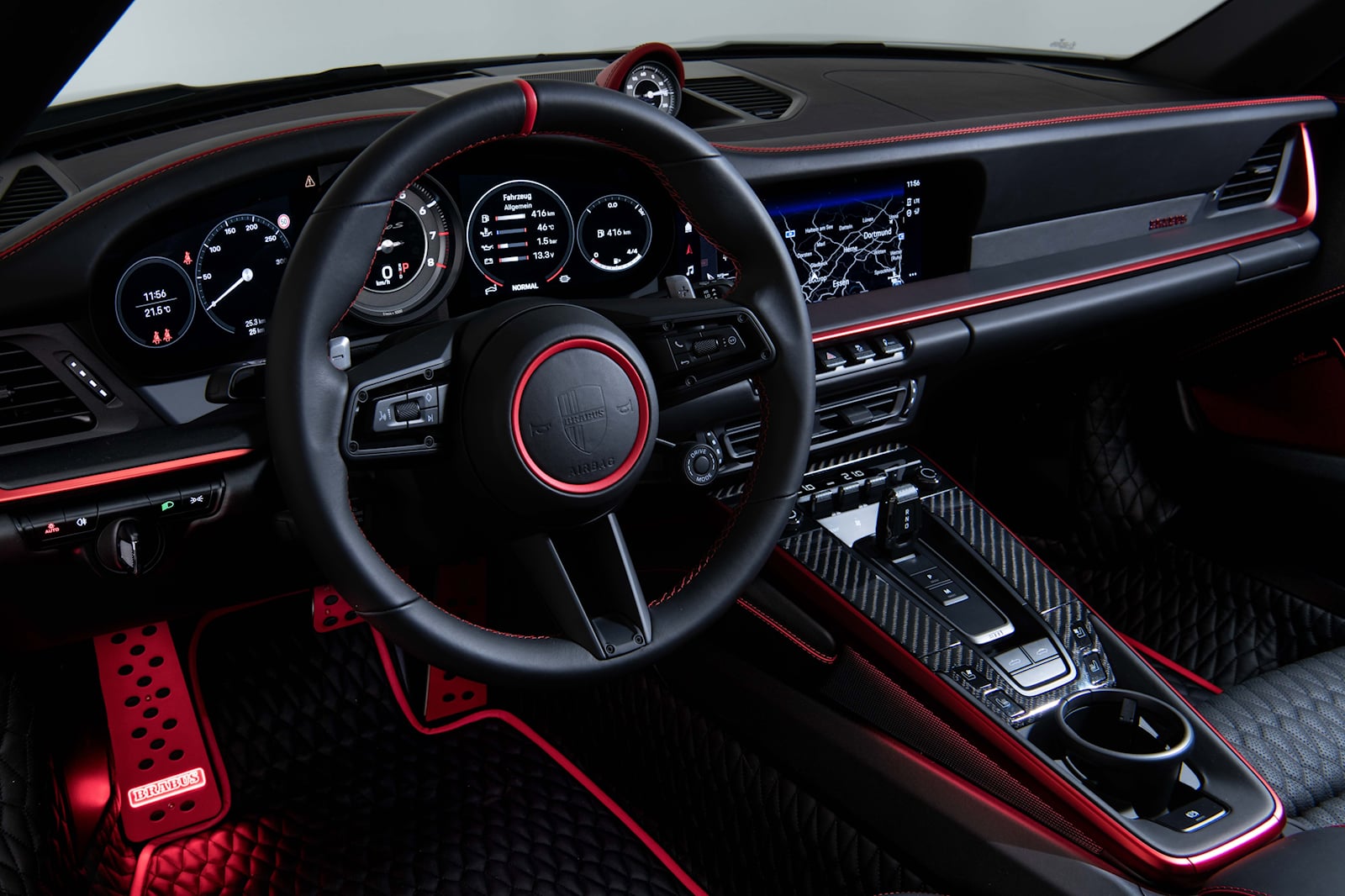 Brabus发布时速340公里的保时捷 911 Turbo S