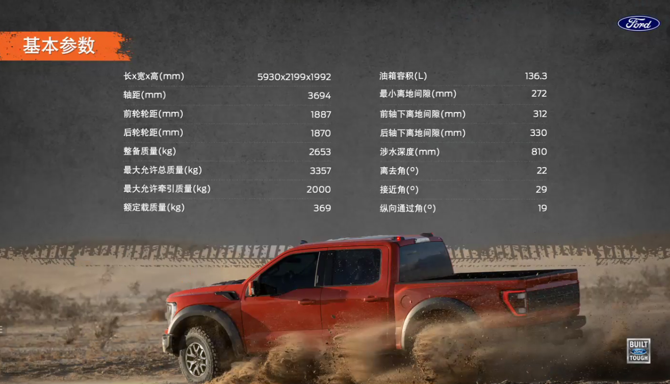 全新福特F-150猛禽6月上市