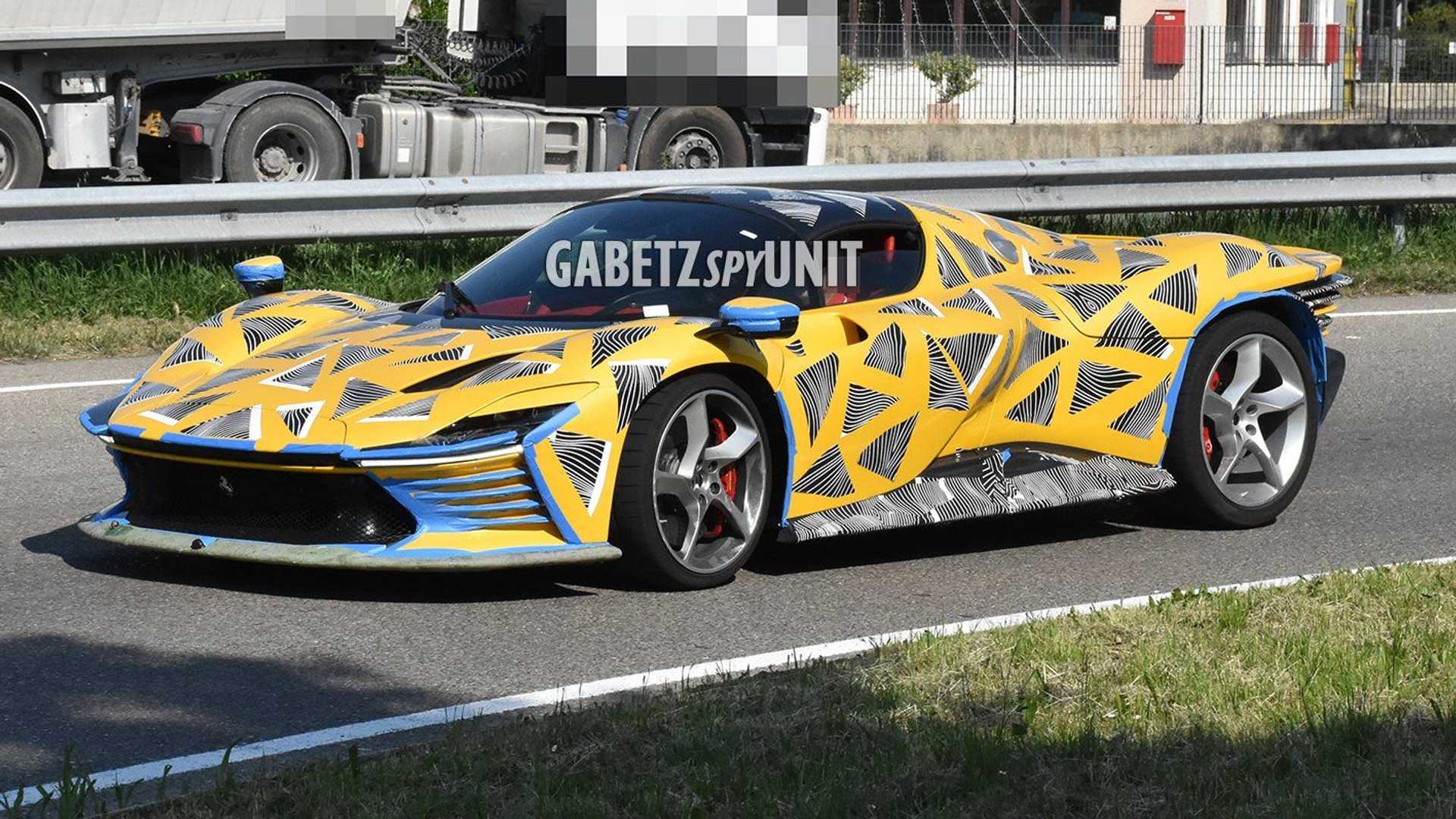 法拉利Daytona SP3最新谍照曝光