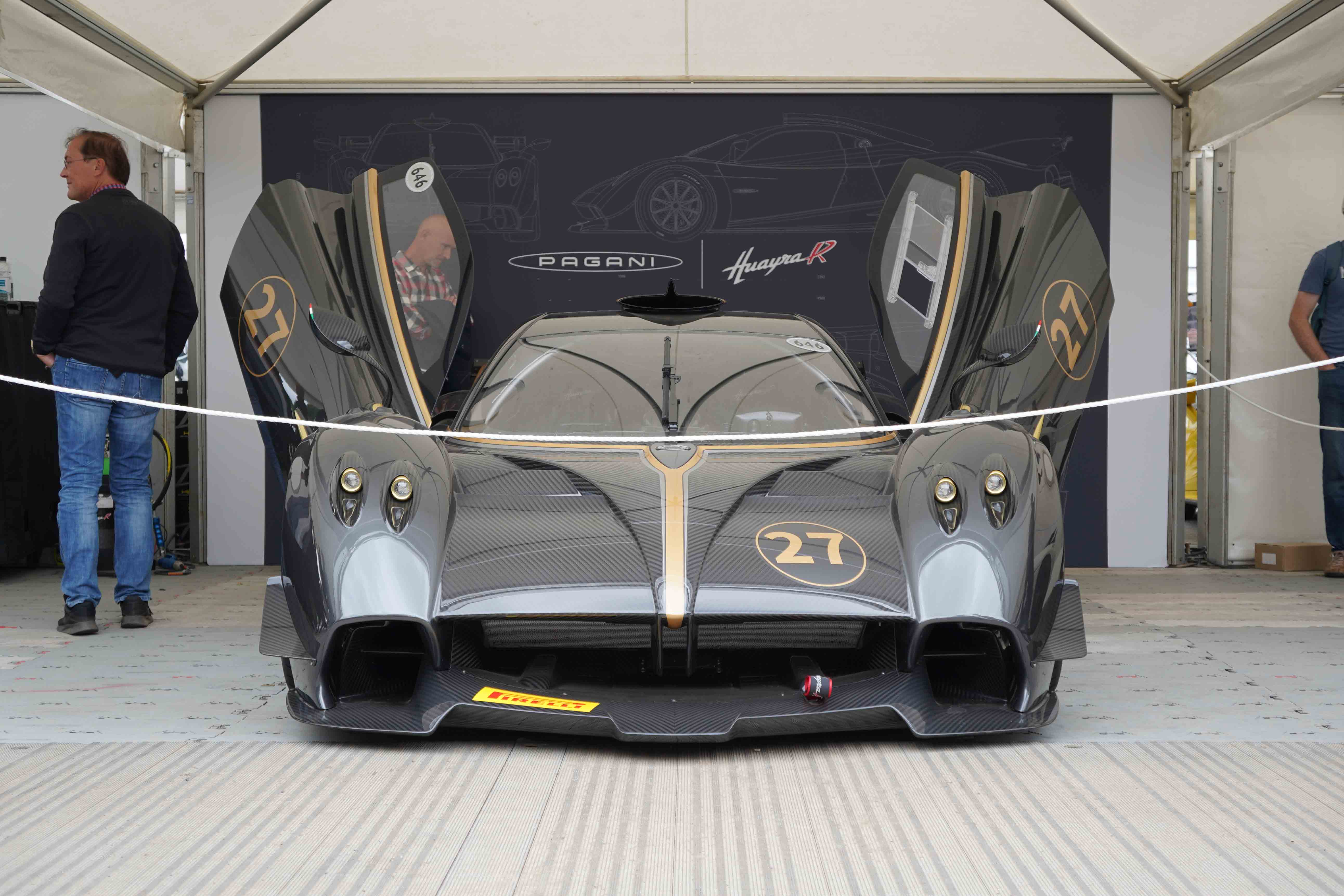 帕加尼Huayra R首次亮相2022古德伍德速度节