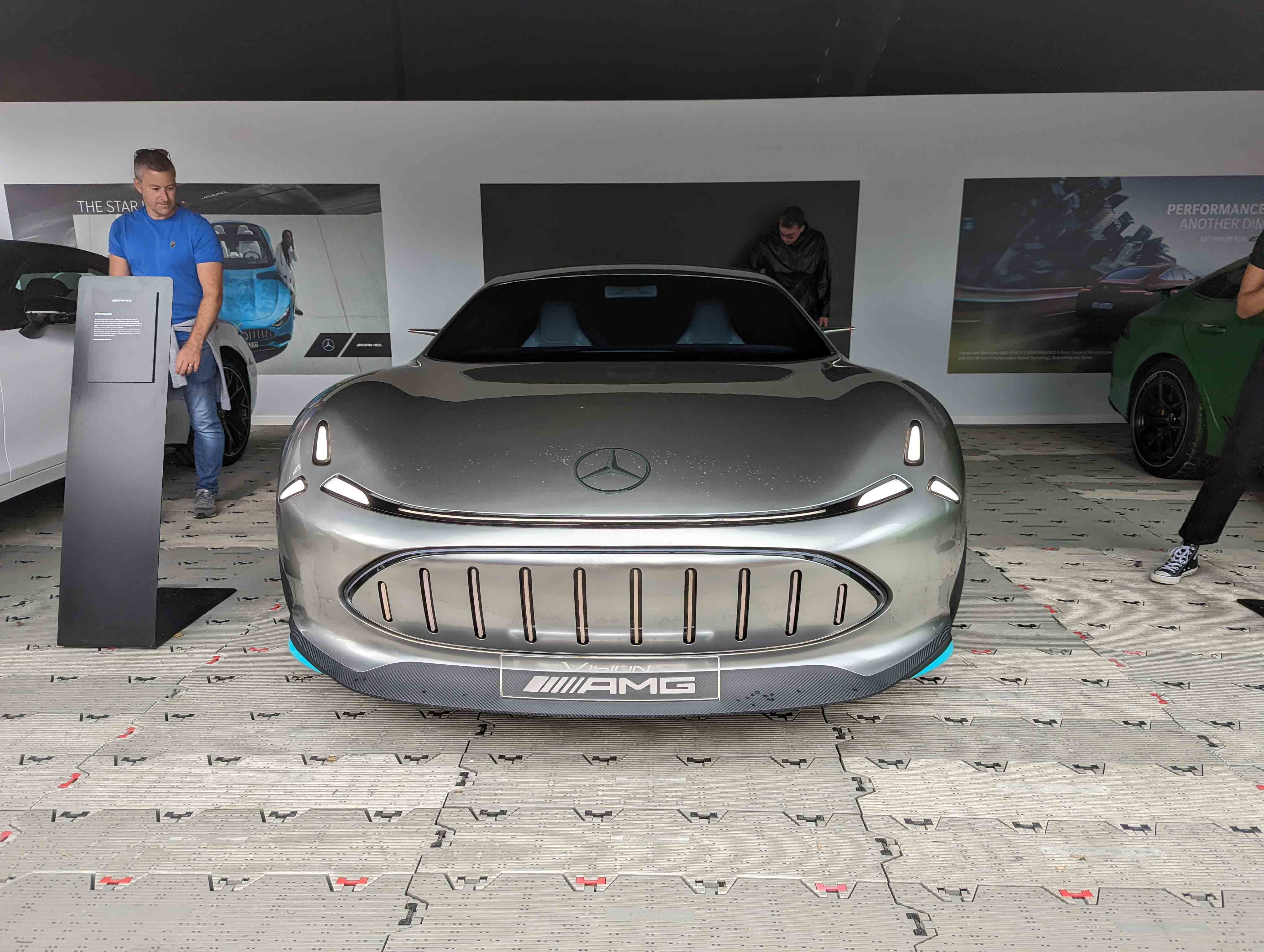 2022古德伍德：Vision AMG概念车实车