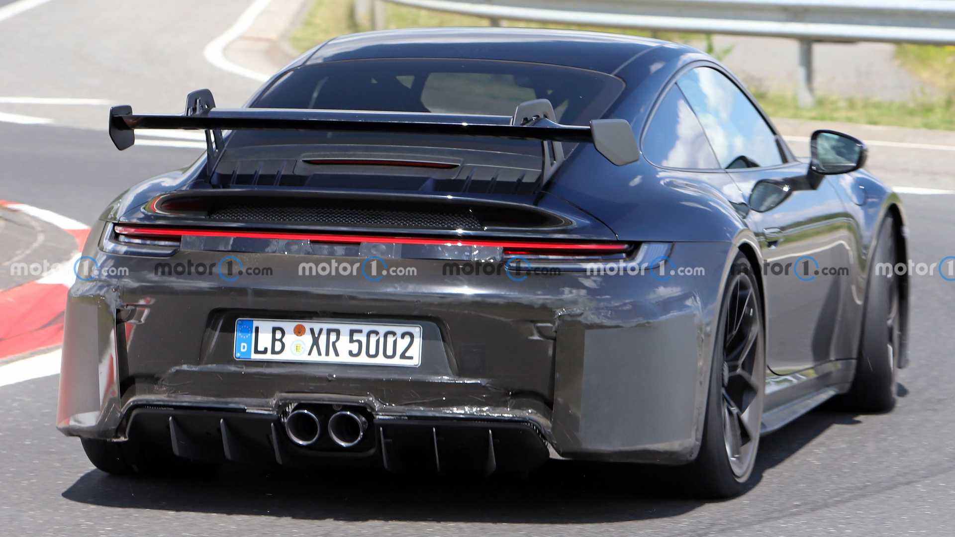 保时捷 911 GT3小改款测试谍照曝光