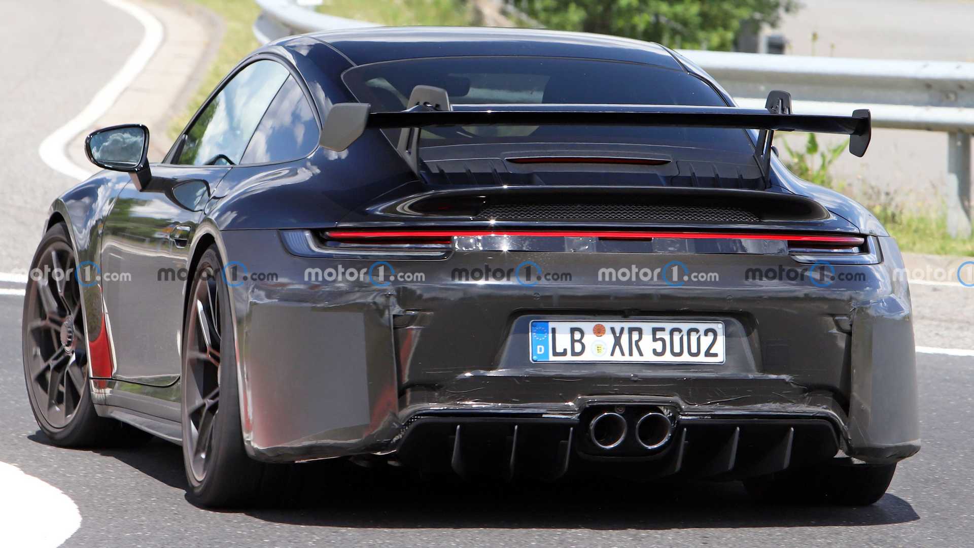保时捷 911 GT3小改款测试谍照曝光