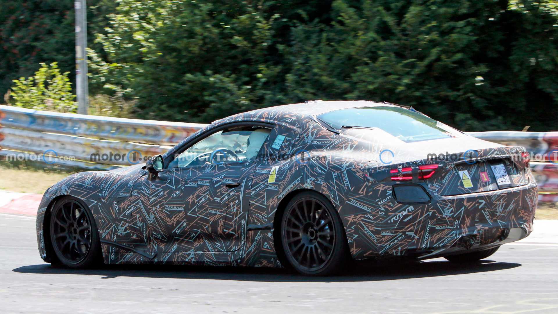 玛莎拉蒂 GranTurismo Folgore EV 在纽伯格林赛道上被发现