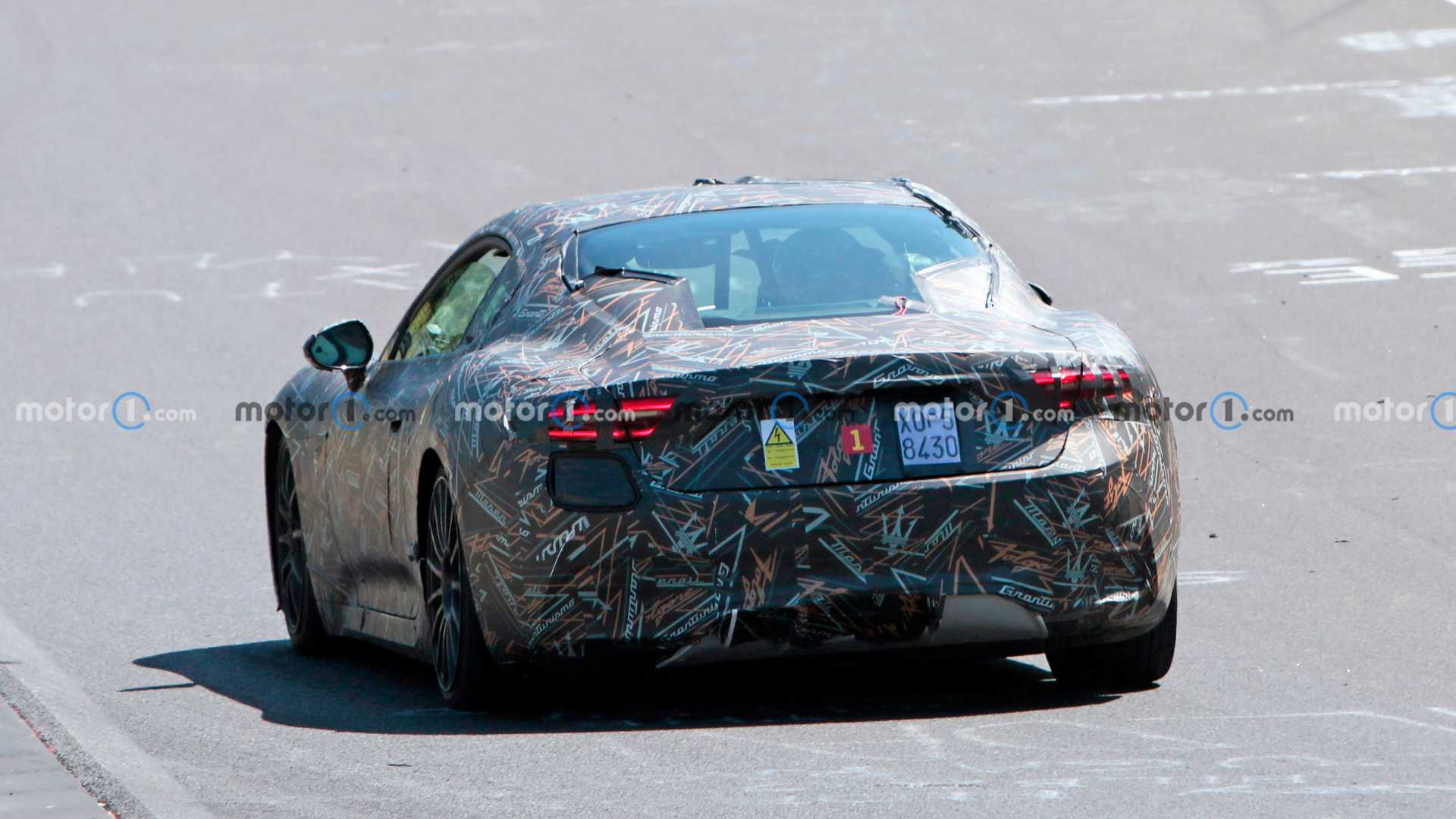 玛莎拉蒂 GranTurismo Folgore EV 在纽伯格林赛道上被发现