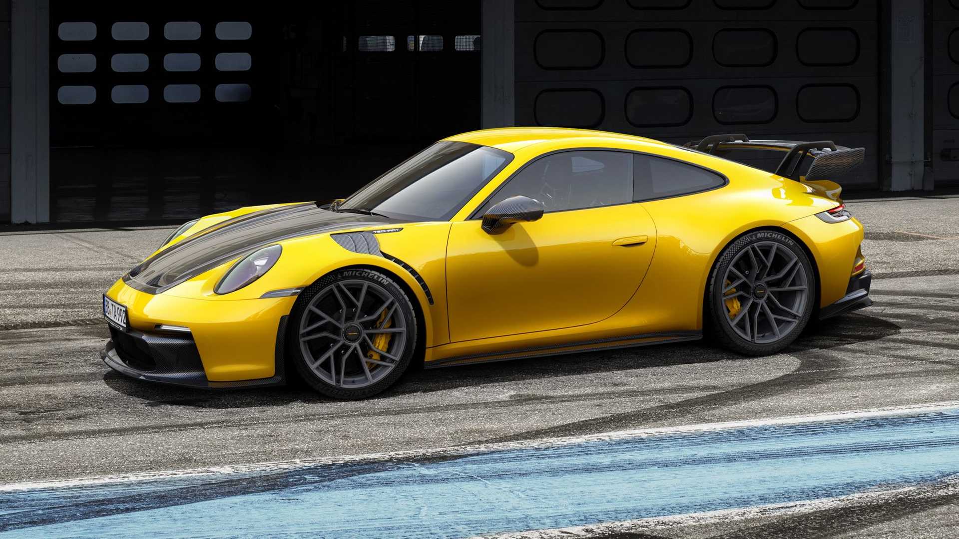 保时捷 911 GT3 从 Techart 获得碳纤维升级