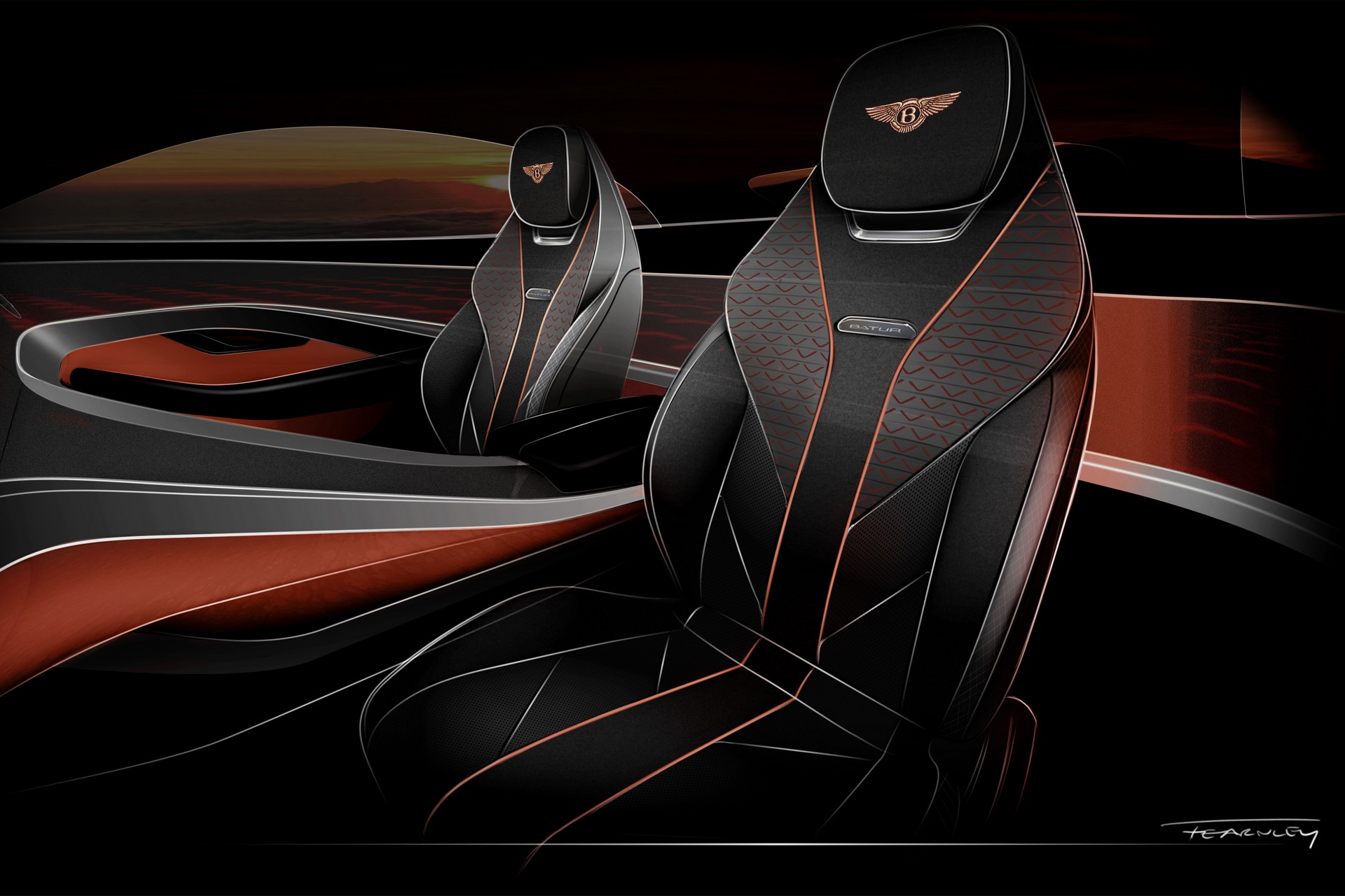2022圆石滩车展：宾利Mulliner Batur
