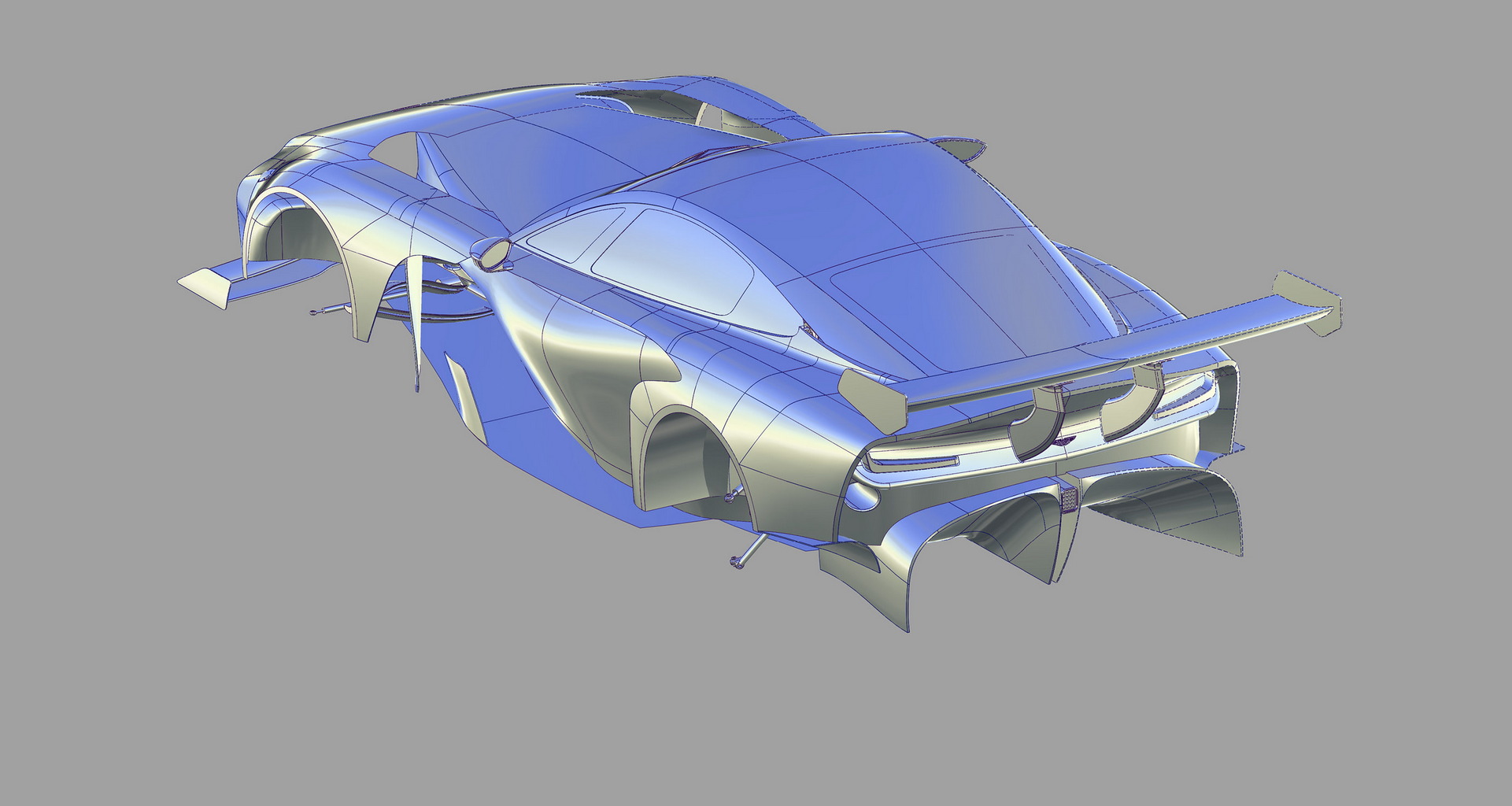 阿斯顿马丁 GT 赛车设计渲染图曝光