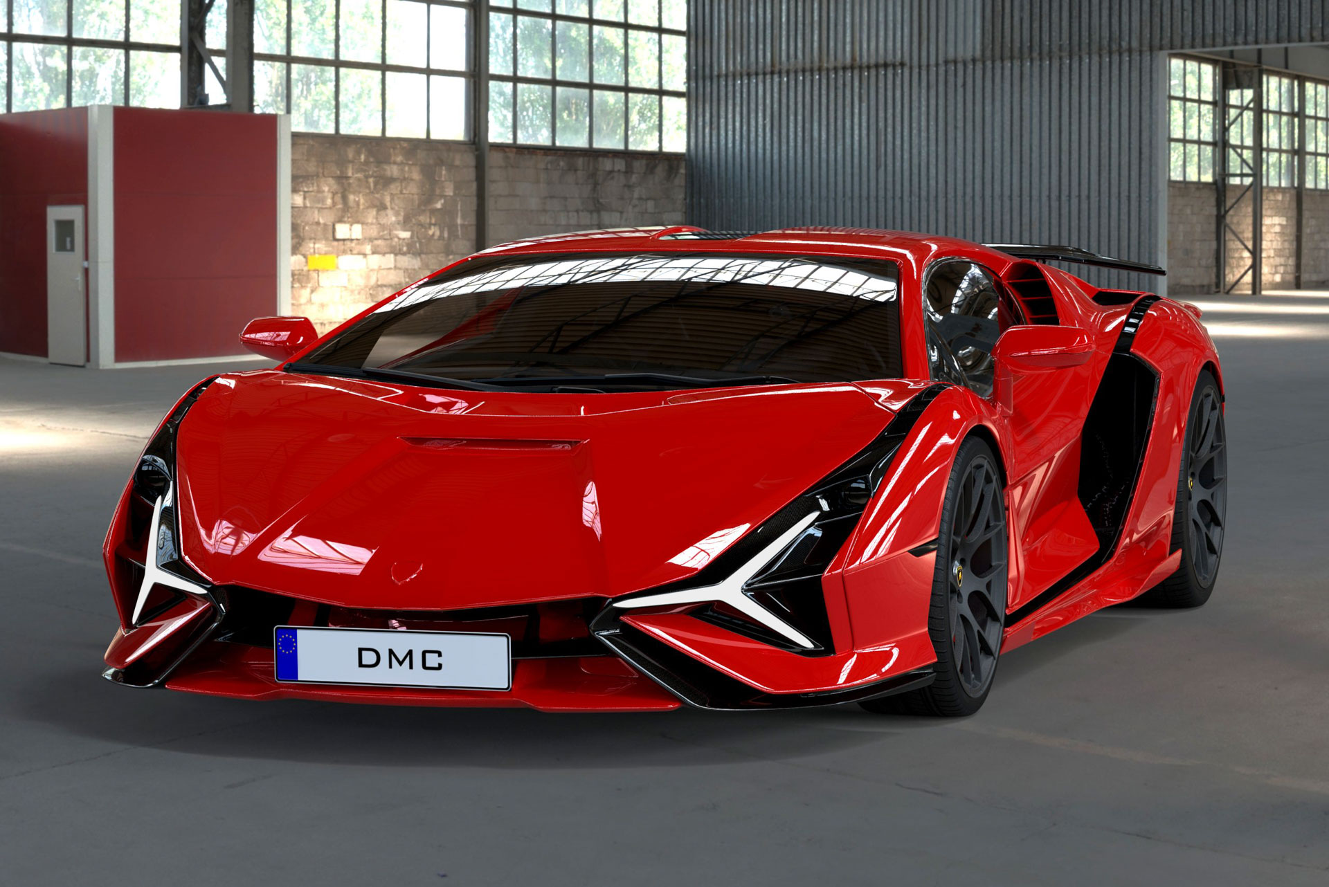 DMC对2024年兰博基尼 Aventador 继任者渲染图