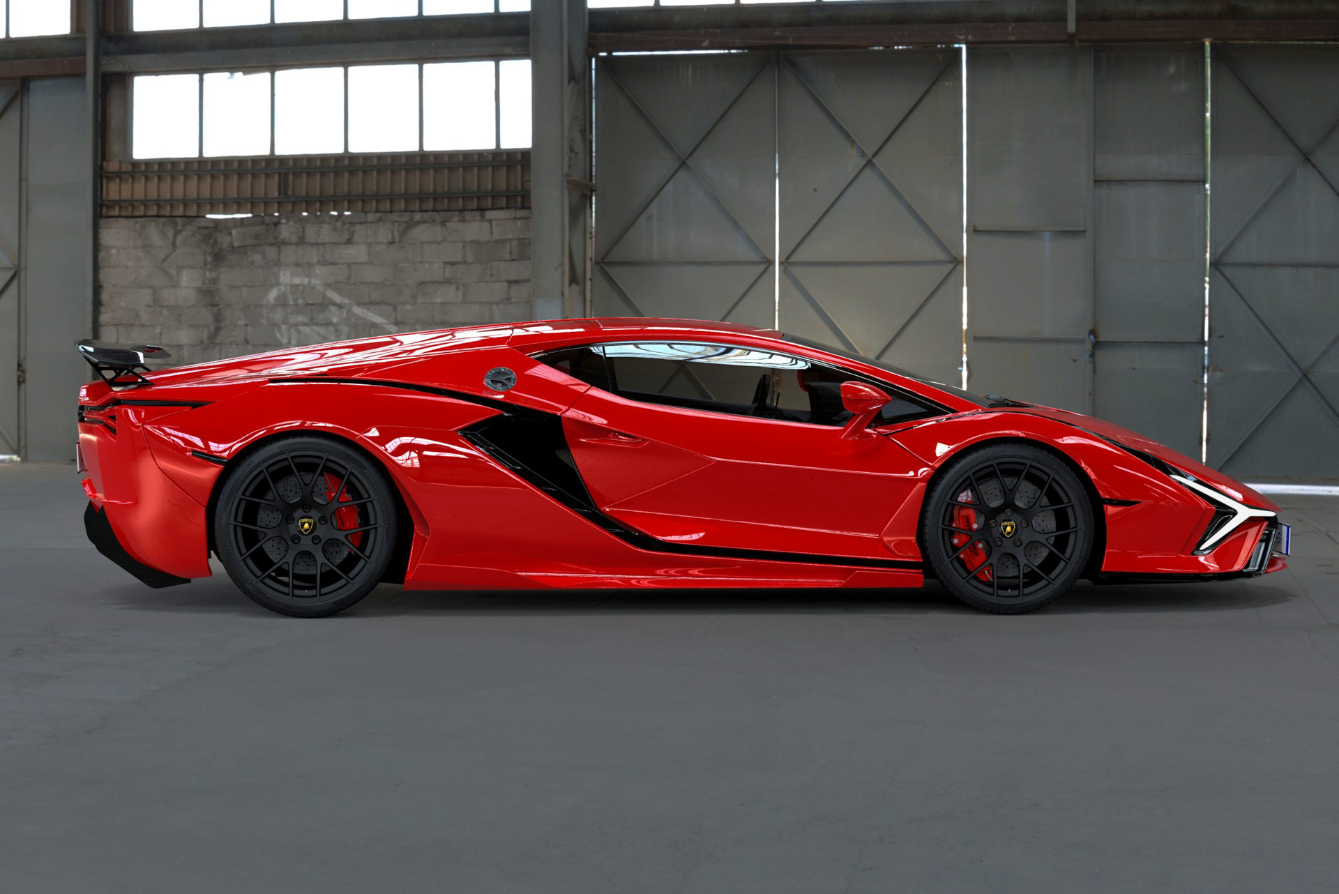 DMC对2024年兰博基尼 Aventador 继任者渲染图