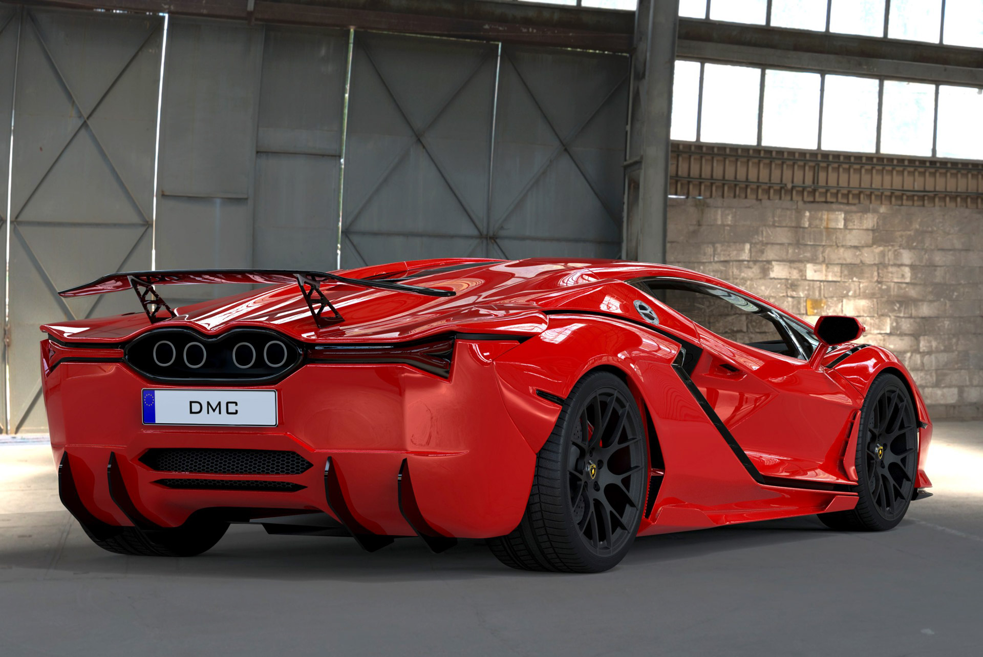 DMC对2024年兰博基尼 Aventador 继任者渲染图