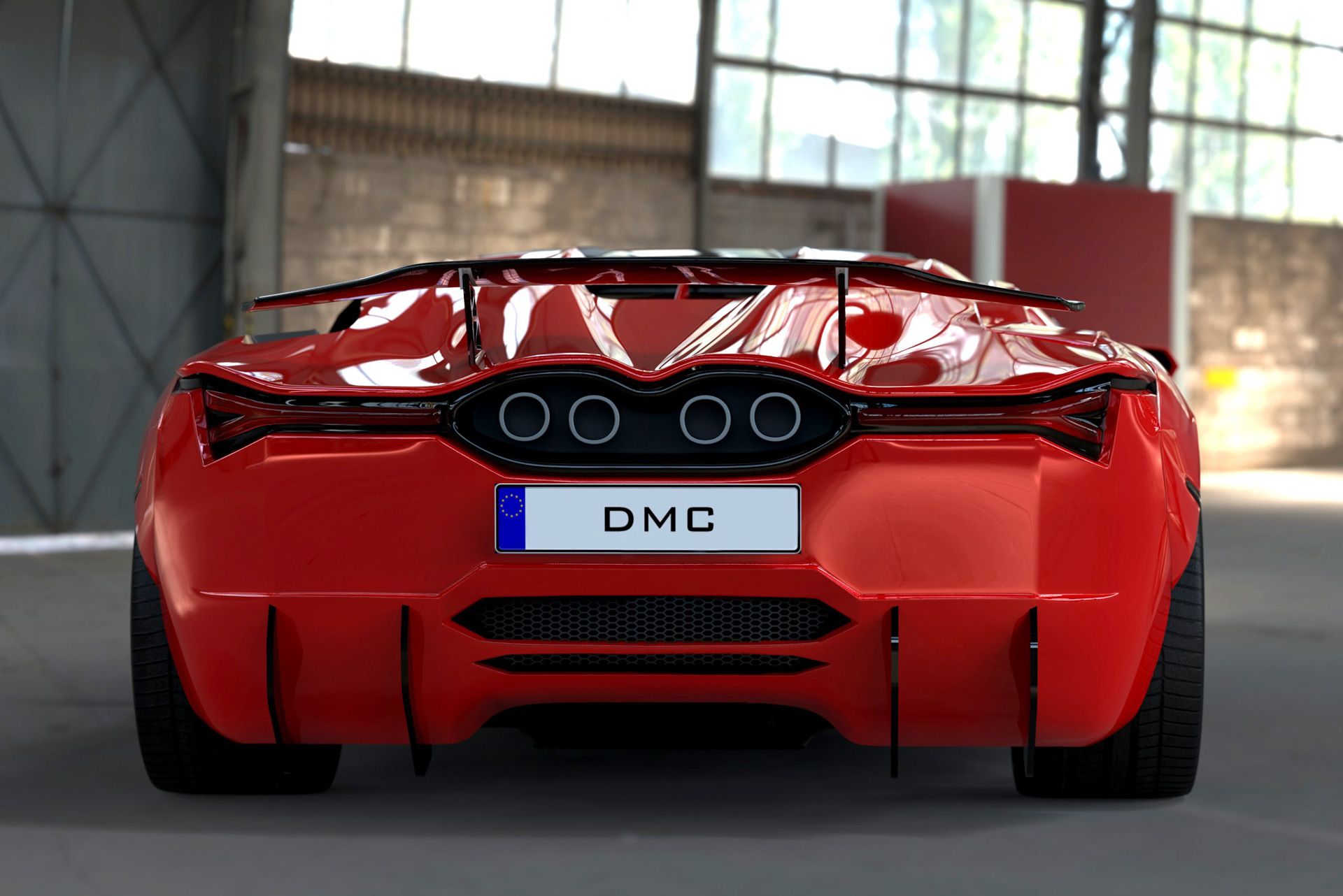 DMC对2024年兰博基尼 Aventador 继任者渲染图