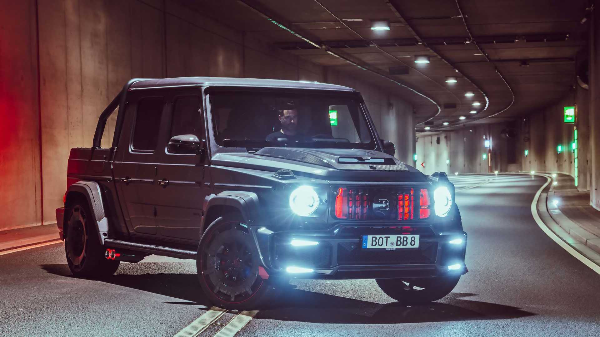 Brabus版梅赛德斯-AMG G63 皮卡亮相 