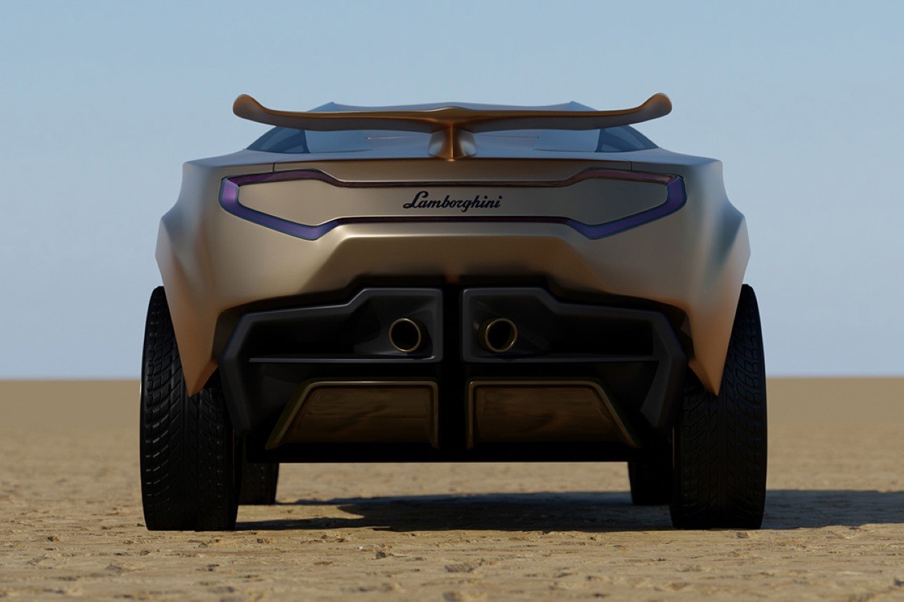 这款兰博基尼 SUV 概念放大了 URUS 的设计语言，打造出真正的狂暴公牛