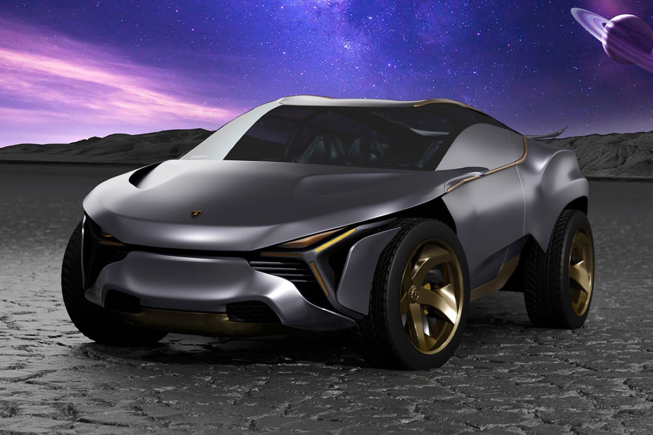 这款兰博基尼 SUV 概念放大了 URUS 的设计语言，打造出真正的狂暴公牛