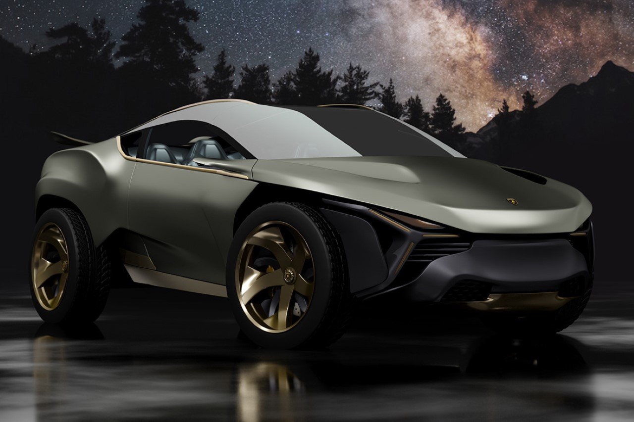 这款兰博基尼 SUV 概念放大了 URUS 的设计语言，打造出真正的狂暴公牛