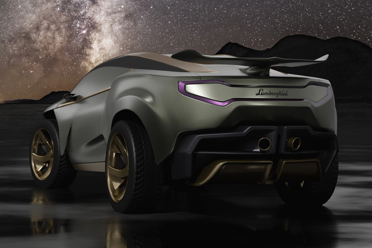 这款兰博基尼 SUV 概念放大了 URUS 的设计语言，打造出真正的狂暴公牛