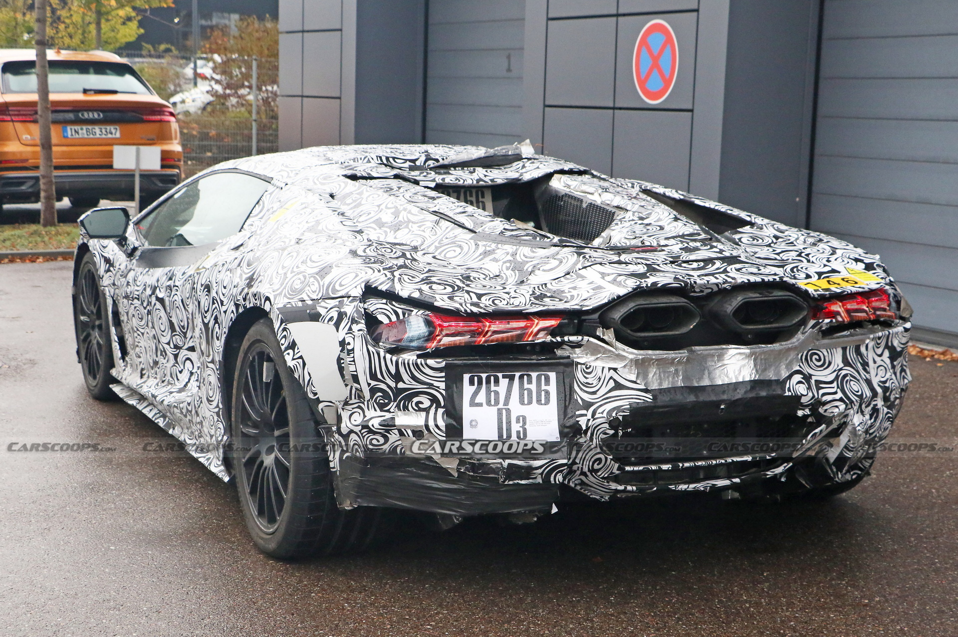 兰博基尼Aventador继任者 内饰谍照曝光