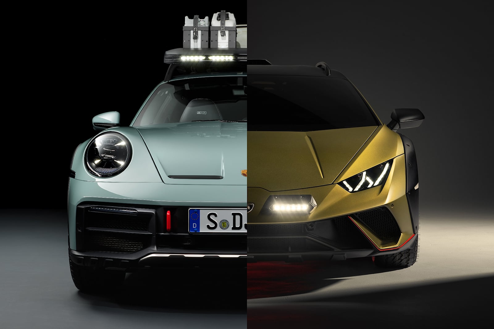 兰博基尼 Huracan Sterrato VS 保时捷 911 Dakar