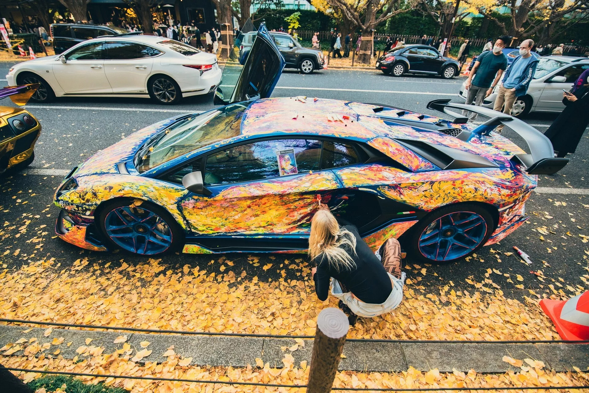 兰博基尼 Aventador SVJ街头艺术涂装