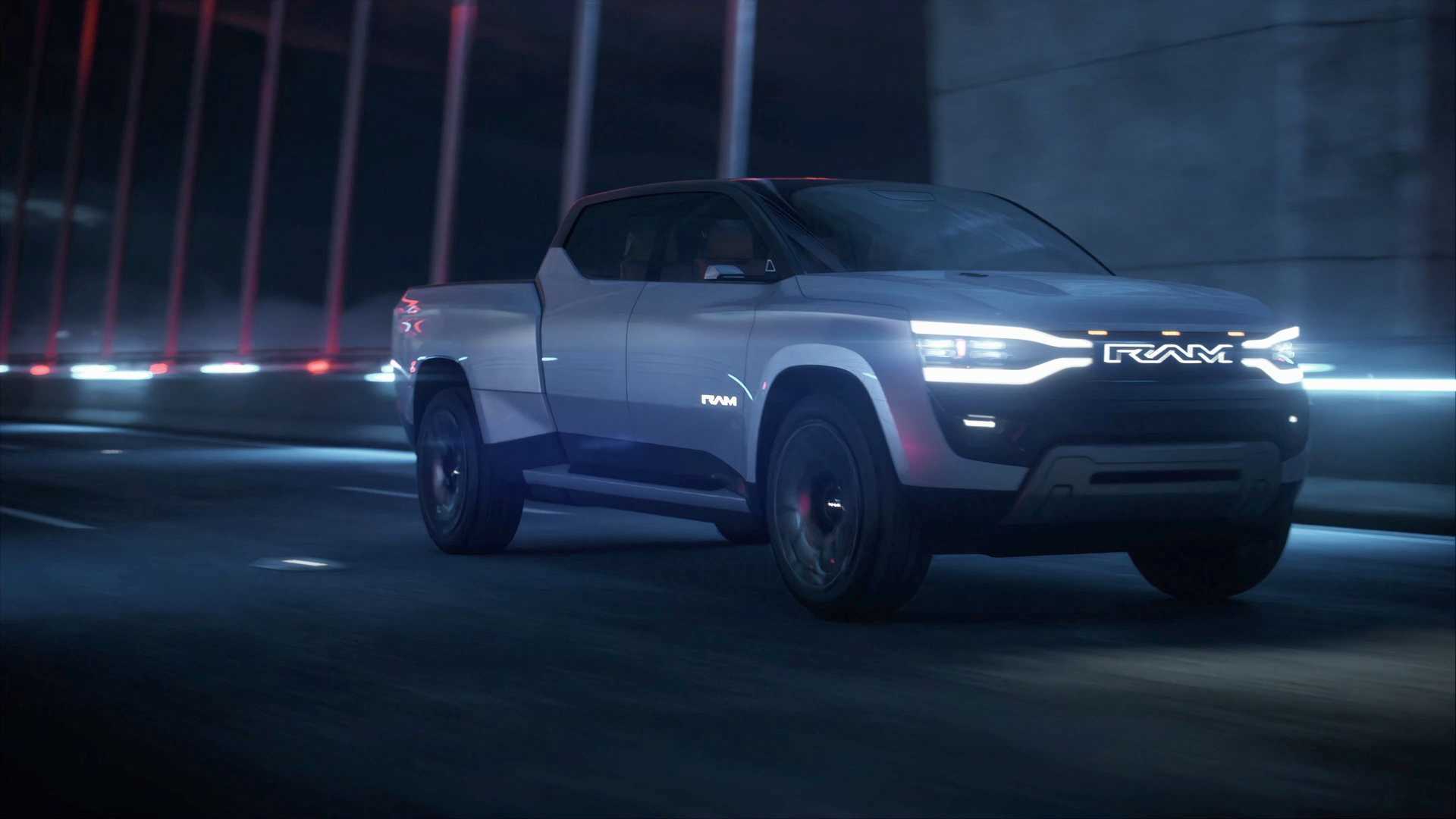 Ram 1500 Revolution BEV 概念车首次亮相：双电机、第三排座椅