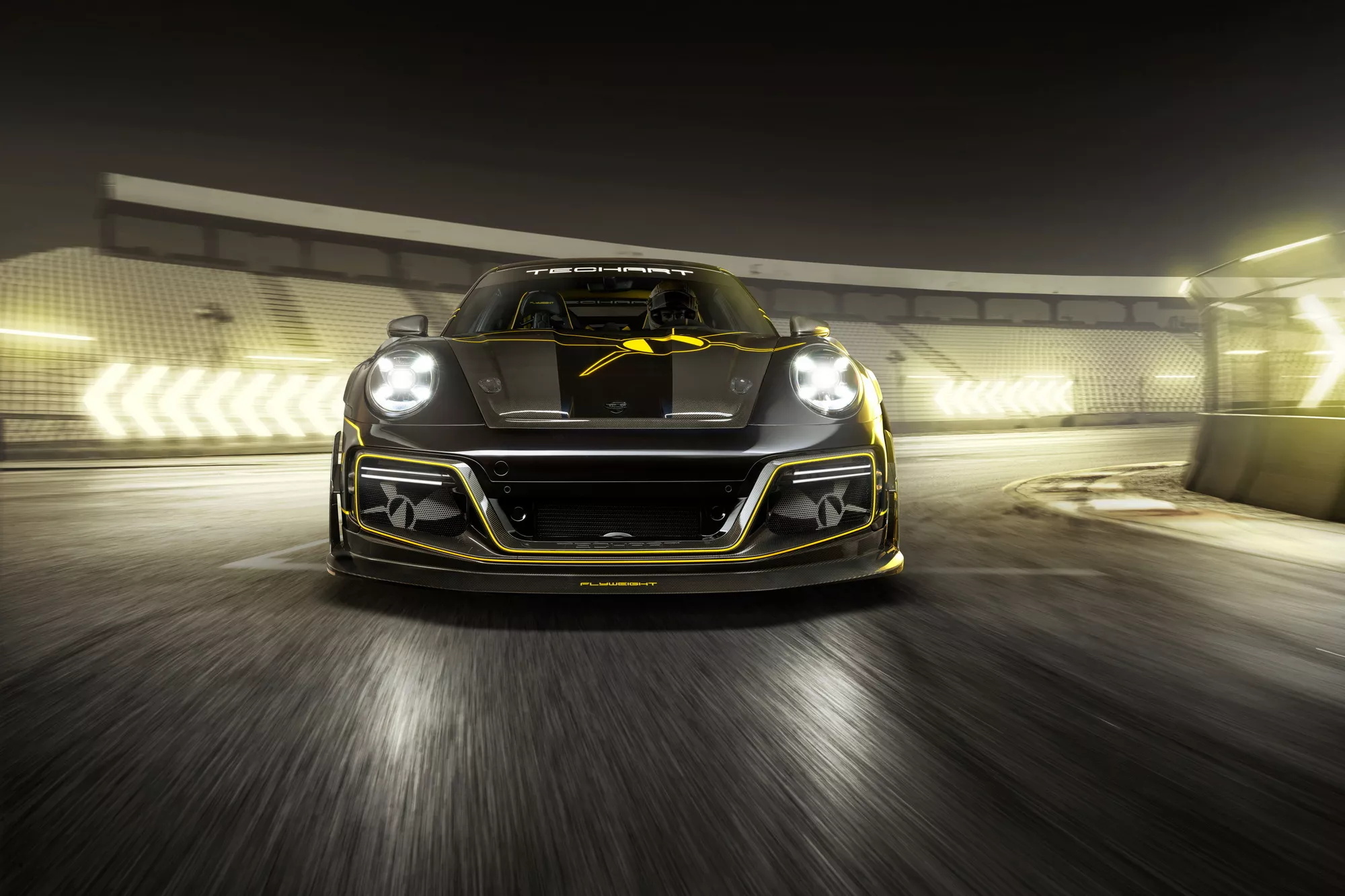 Techart 将保时捷 911 Turbo S打造成788HP GTstreet R Flyweight