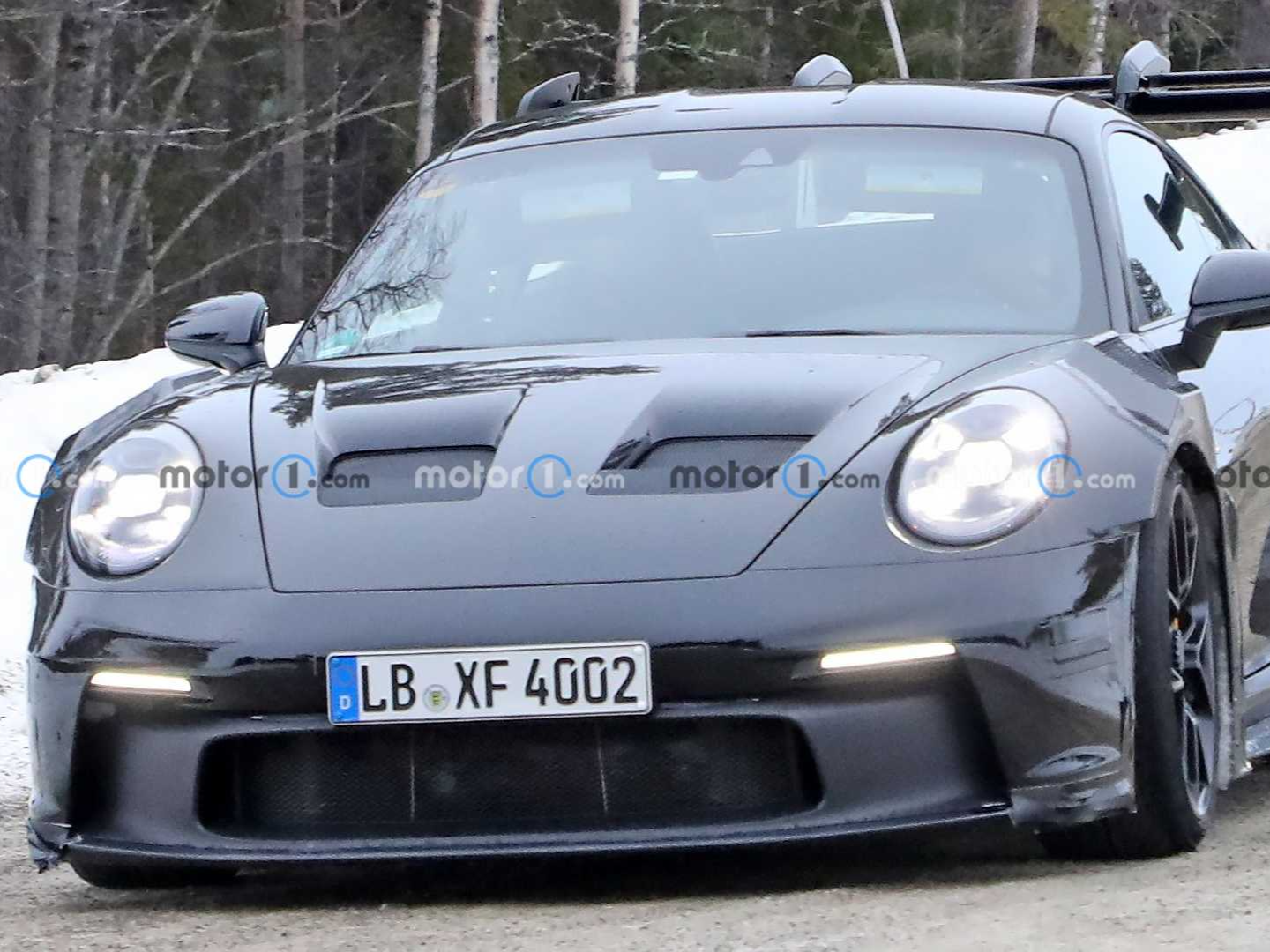 全新保时捷911 GT3 RS冬季测试谍照曝光