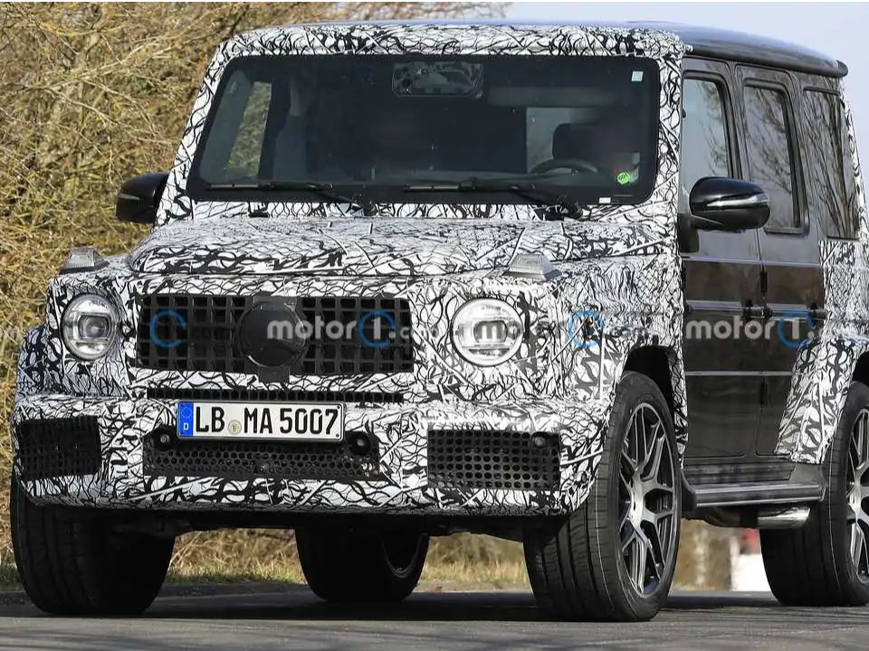 中期改款梅赛德斯-AMG G63 在纽博格林进行测试谍照曝光