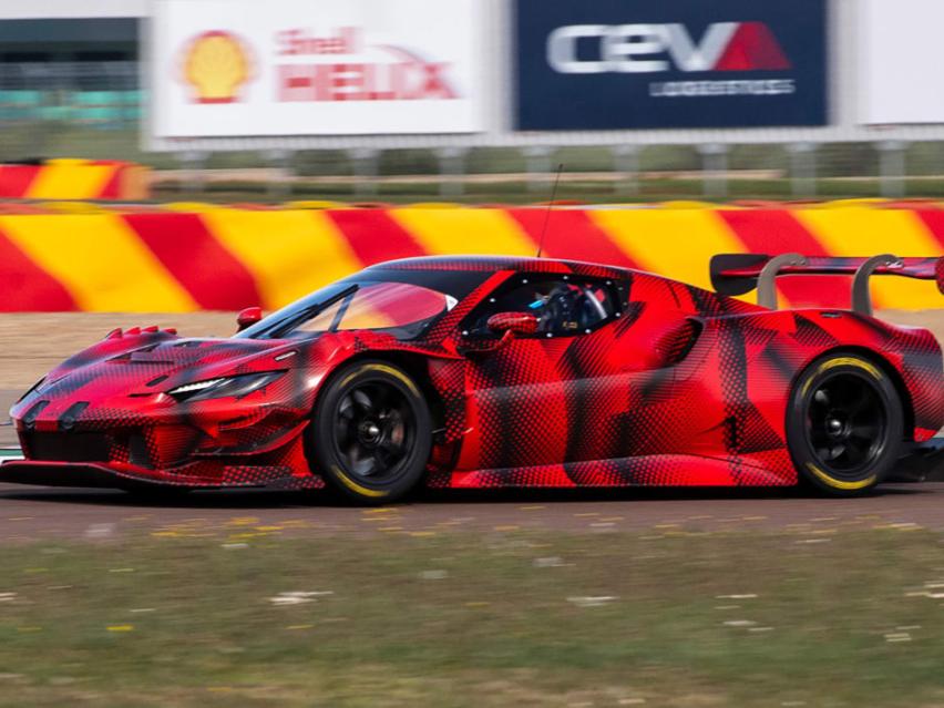 法拉利 296 GT3 开始在 Fiorano 进行测试