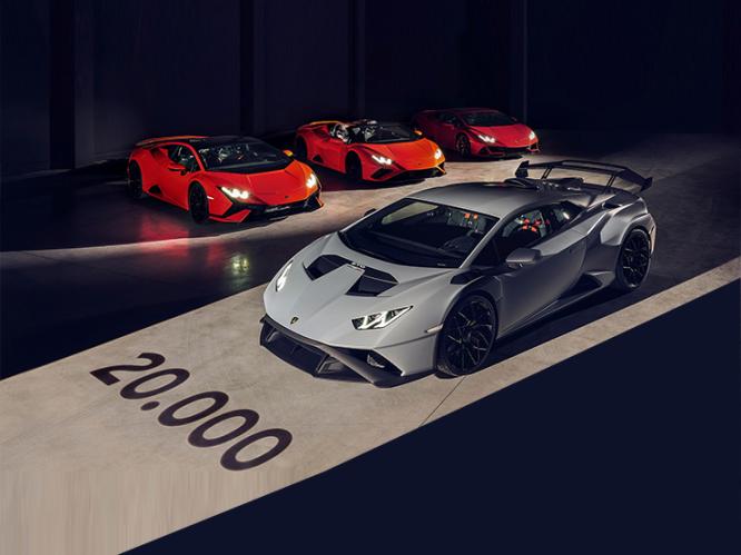 兰博基尼已售出第 20,000 辆 Huracan
