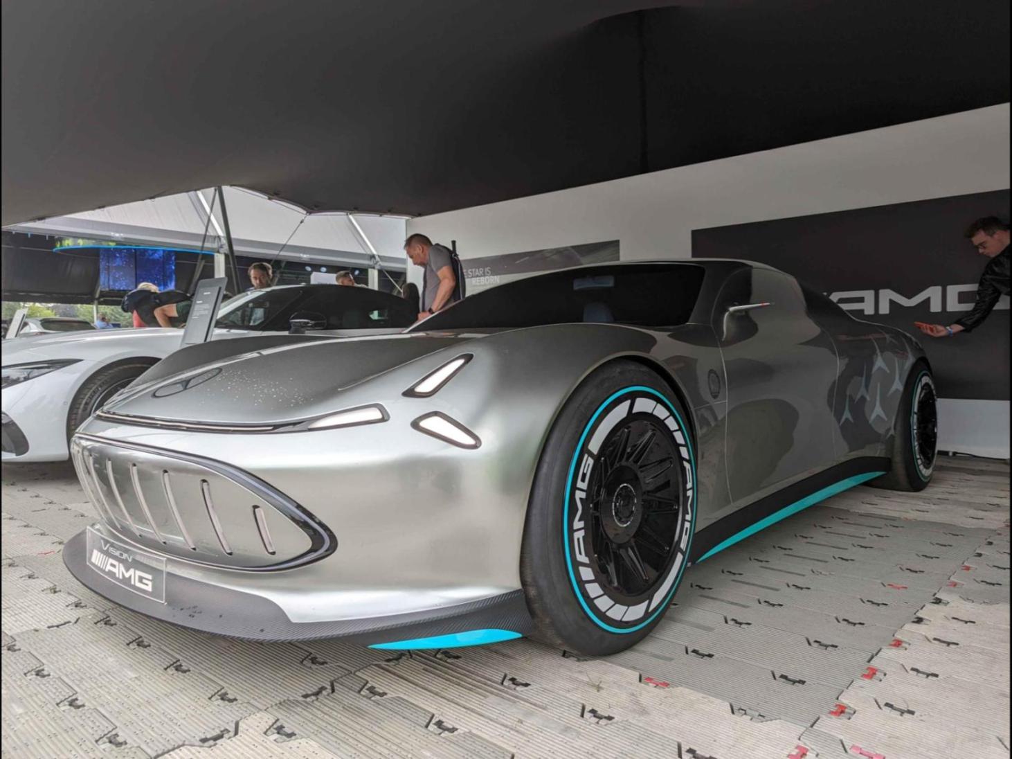 2022古德伍德：Vision AMG概念车实车
