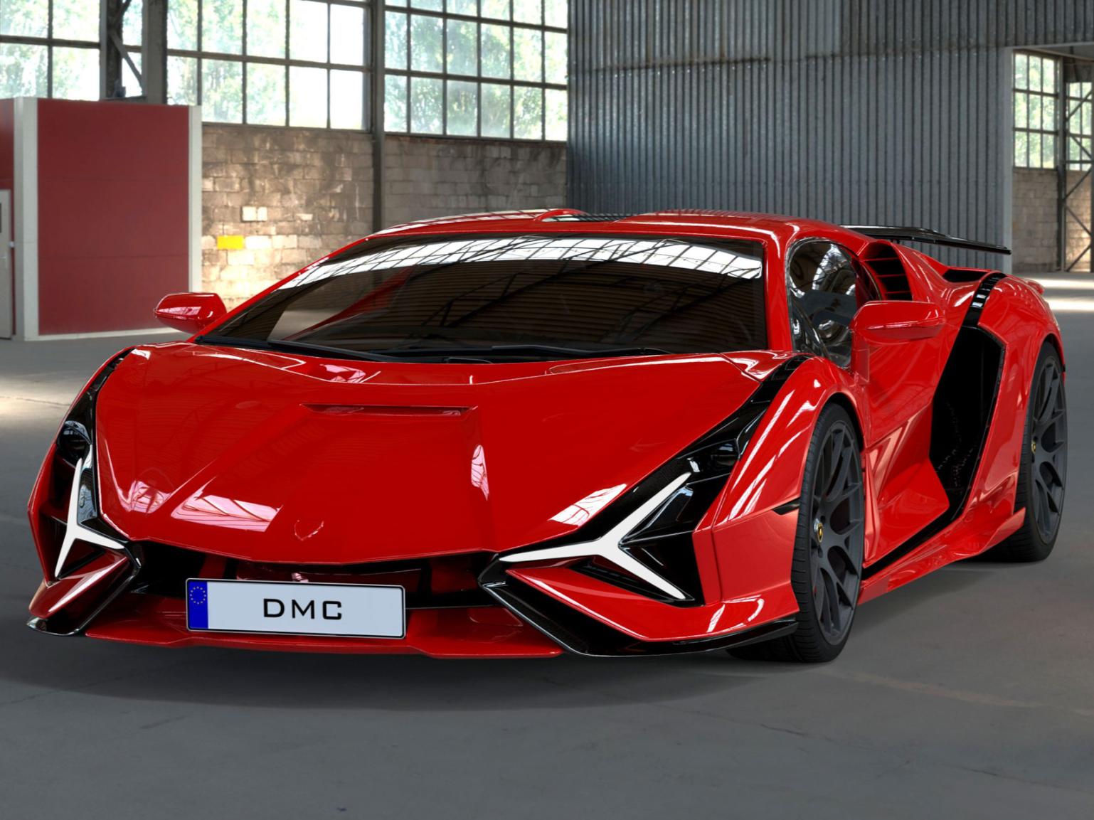 DMC对2024年兰博基尼 Aventador 继任者渲染图