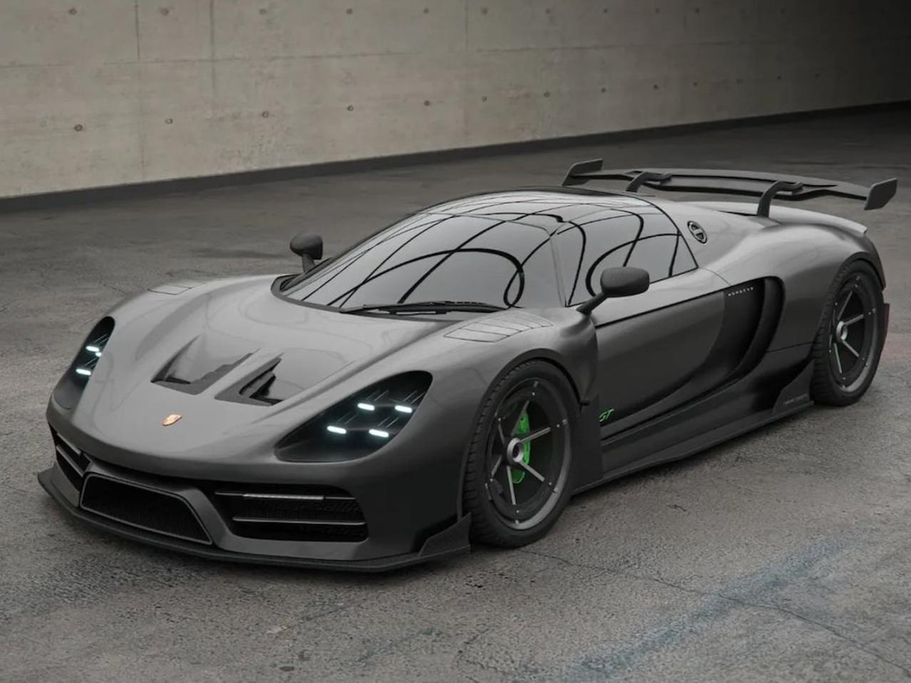 艺术家设计壮观的保时捷 918 Spyder Hypercar 继任者