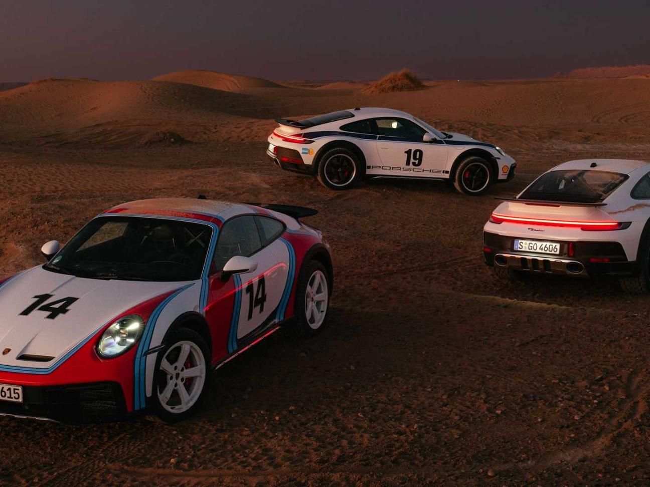 三种全新涂装 保时捷911 Dakar官图发布