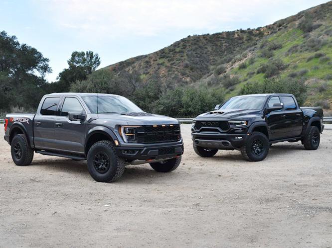2023 福特 F-150 猛禽 R VS 2022 Ram 1500 TRX